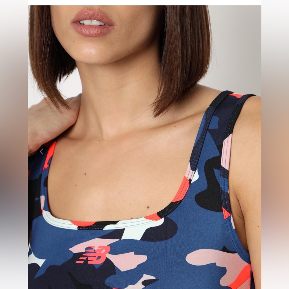 NEW BALANCE
Printed Scoop-Neck Tank Top - Picture 4 of 7